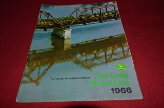 John Deere Long Green Line Buyers Guide For 1966 Dealer 