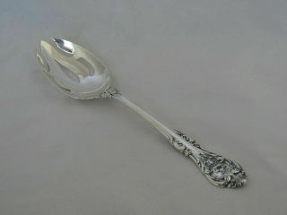 Gorham Sterling Silver King Edward Pierced Serving Spoon