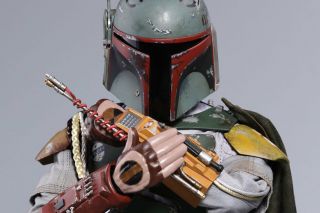 Hot Toys/sideshow: Star Wars Deluxe Boba Fett Mms464 1/6th Scale Figure