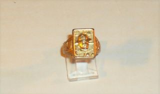 1938 Dick Tracy Secret Compartment Ring Quaker Cereal Mail - Away Premium