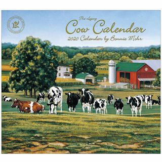 2020 Legacy Calendar Cow By Bonnie Mohr Calender Fits Lang Wall Frame