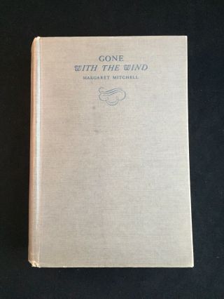 Vintage 1936 Gone With The Wind By Margaret Mitchell First Edition Second Print