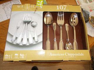 Wallace - American Chippendale: 107 Pc Set Service For 12