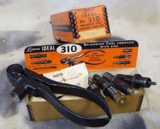 50 - 70 Lyman Ideal 310 Hand Reloading Tool With Dies Vintage