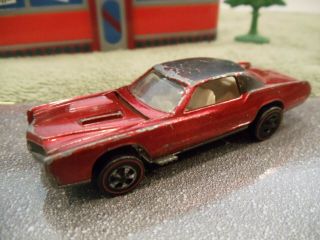 Hot Wheels Redline: 1968 Us Custom Eldorado: Red W/white Interior - Great Filler