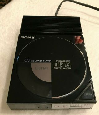 Vintage Sony D - 50 Compact Disc Player W/ Ac - D50 Adapter Dock,  Perfectly.