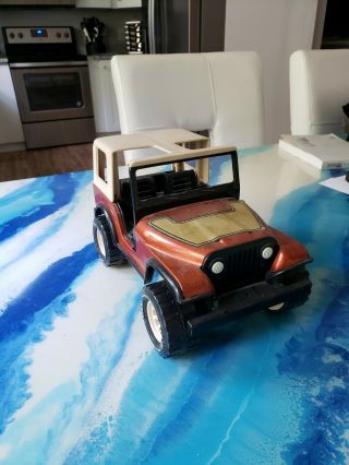 1 Owner Vintage Tonka Jeep Renegade Xr - 101 Steel Toy Jeep 10 Inches