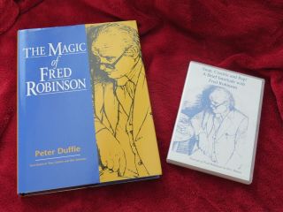 The Magic Of Fred Robinson By Peter Duffie - Hardbound Magic Book W/bonus Dvd