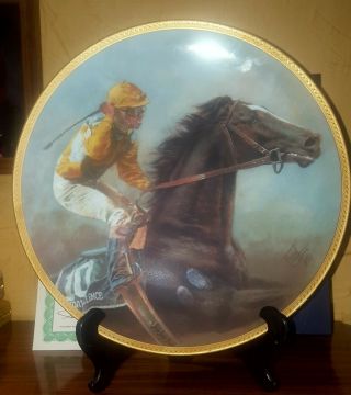 American Artists Fred Stone Collectors Plate " Sunday Silence " Box