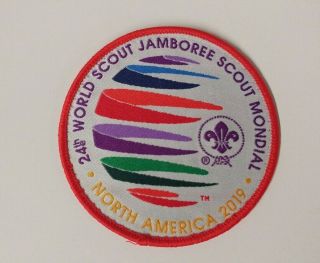2019 24th World Scout Jamboree Official Participant Woven Patch