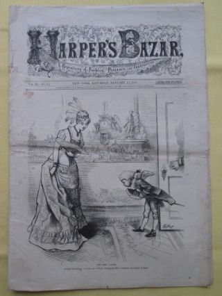Vintage Newspaper,  Harper 