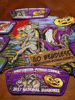 2017 BSA National Jamboree Westchester Putnam Council ' Headless Horseman ' Set 3