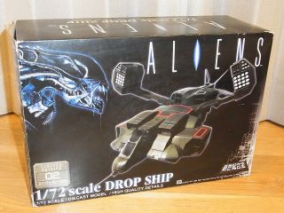 Aoshima Aliens Drop Ship Diecast Model Limited Edition 02 With Box