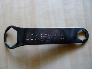 Vintage Lcn Door Closers Inc Adjustment Tool Wrench T - 1157