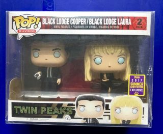 Sdcc 2017 Funko Pop Twin Peaks Black Lodge Cooper Laura Palmer 2 - Pack