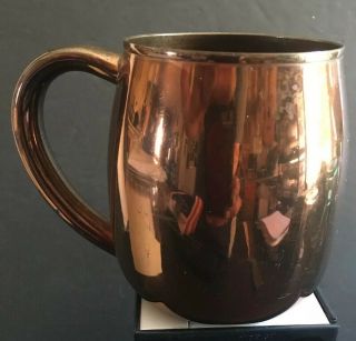 Vintage COPPER Coffee Mug LG Balfour Co Attleboro MA EPB Crest 2