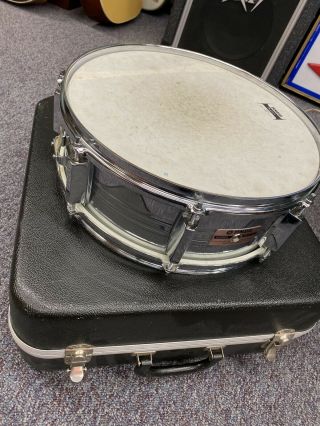 Vintage 1980s Yamaha Sd 350 Mg 14x5 Snare Drum & Hard Case Nippon Gakki 8 Lugs