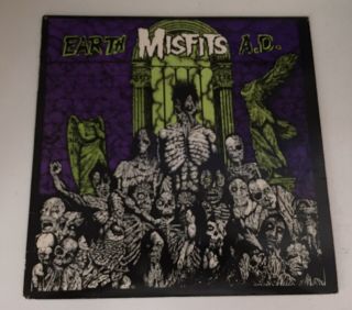 Misfits Earth A.  D.  Lp Vinyl Record Vintage