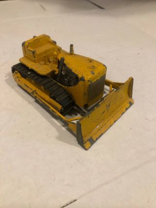 Vintage Tootsietoy Construction Equipment Bulldozer Caterpillar