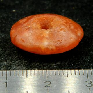 Kyra - Ancient Agate Bead - 19.  1 Mm Dia - Neolithic Age - Sahara