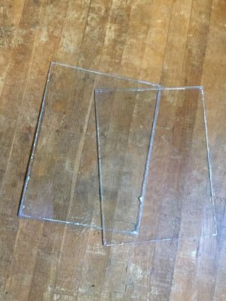 2 Antique Window Sash Old Wavy Glass From Early 1900’s 12x16