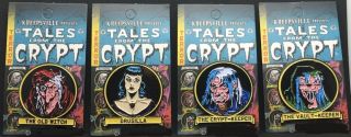 Tales From The Crypt Ghoulunatics Lapel Pins Set Of 4 Vault Of Horror Ec Comics