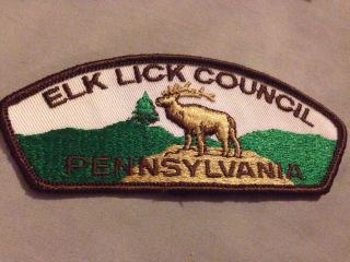 Csp Elk Lick Council T - 1a