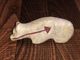 Old Vintage Zuni Carved Stone Bear Fetish