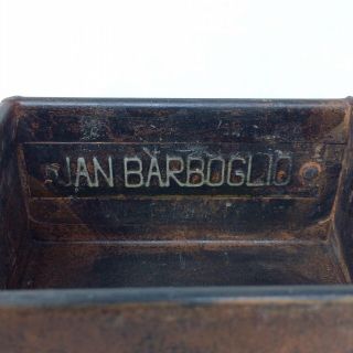 Vintage Jan Barboglio Hand Forged Iron Box - Bottom Only 2