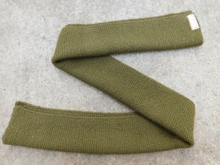 Wwii U.  S.  Army Wool Knit Scarf With Tag Bundles For Bluejackets