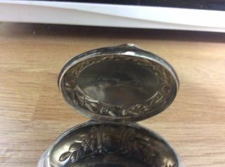 Antique Silver Table Snuff Box 3