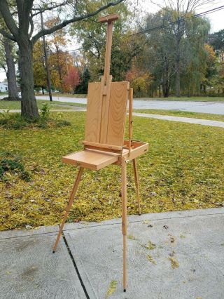 Vintage Mabef M22 French Sketch Box Easel Italy Portable Easel
