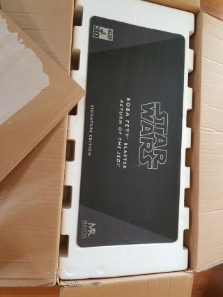 Master Replicas Boba Fett Blaster,  Signature Edition - Star Wars Collectible
