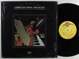 Leroy Hutson The Man Curtom Lp Nm/vg,  Shrink