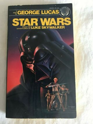 Star Wars From The Adventures Of Luke Skywalker By George Lucas 1976 1st Ed.
