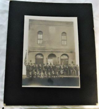 Large Cabinet Card - Members Of The Order Of The Red Men Colorado