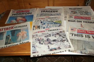 9/11 Newspaper Los Angeles The Daily News It 