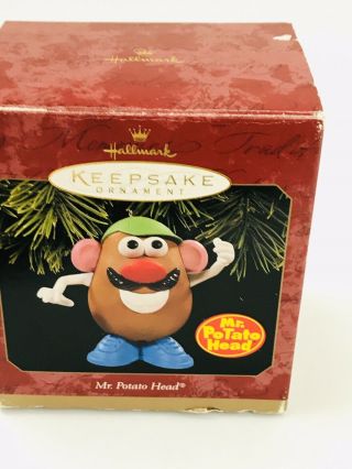 Vintage 1997 Hallmark Keepsake Ornament Mr Potato Head - Qx6335 Box