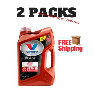 Valvoline High Mileage With Maxlife Technology Sae 5w - 20 Synthetic Blend Motor
