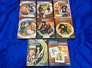Xena Fan Club Kits 1 - 12 Dvd Lucy Lawless & Renee Creation Rare Oop Htf No Prop
