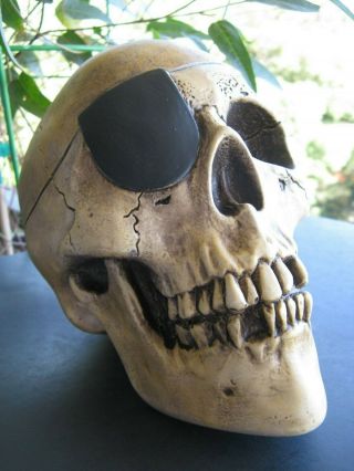 Vintage Randotti " Pirate Skull " 844 Still Glows In The Dark