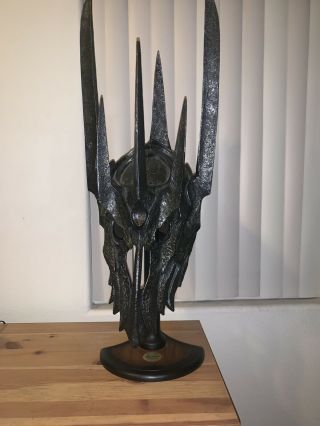 Helm Of Sauron Lord Of The Rings Limited Edition Life Size Cosplay Mask Helmet