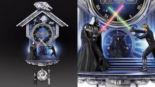 Star Wars: Sith Vs.  Jedi Wall Clock With Light Up Lightsaber Duel And Theme Song