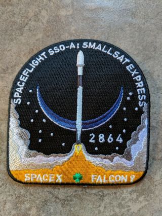 Spacex Employee Numbered Patch: Spaceflight Sso - A