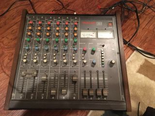 Vintage Tascam 106 6 - Channel Mixer Board Audio Mixing Console M - 106 M106
