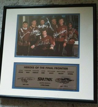 Star Trek - Heroes Of The Final Frontier Autographed By Full Cast (orig Series)
