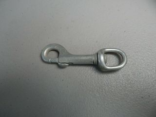 Vintage 4 " Chrome Snap Hook Swivel Eye Rope Hook Clasp