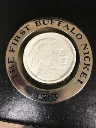 Avon The First Buffalo Nickel 1913 Soap Dish