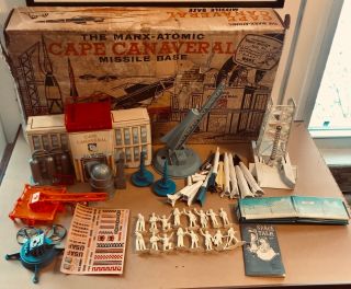 Vintage Marx Atomic Cape Canaveral Missile Base Play Set