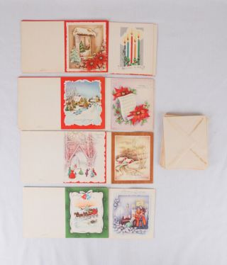 Vintage Nos 20 Christmas Cards,  W Envelopes,  1940 